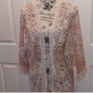 Lace Kimono Cardigan